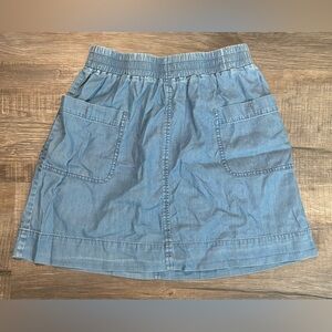 J. Crew Denim Blue Women's Skirt Size 2